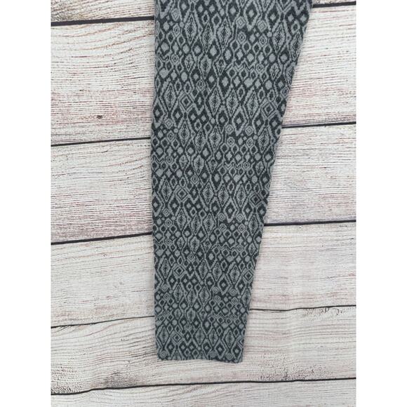 Holding Horses Anthropologie Geometric‎ Print Stretch Leggings Women's M Gray - Picture 6 of 11